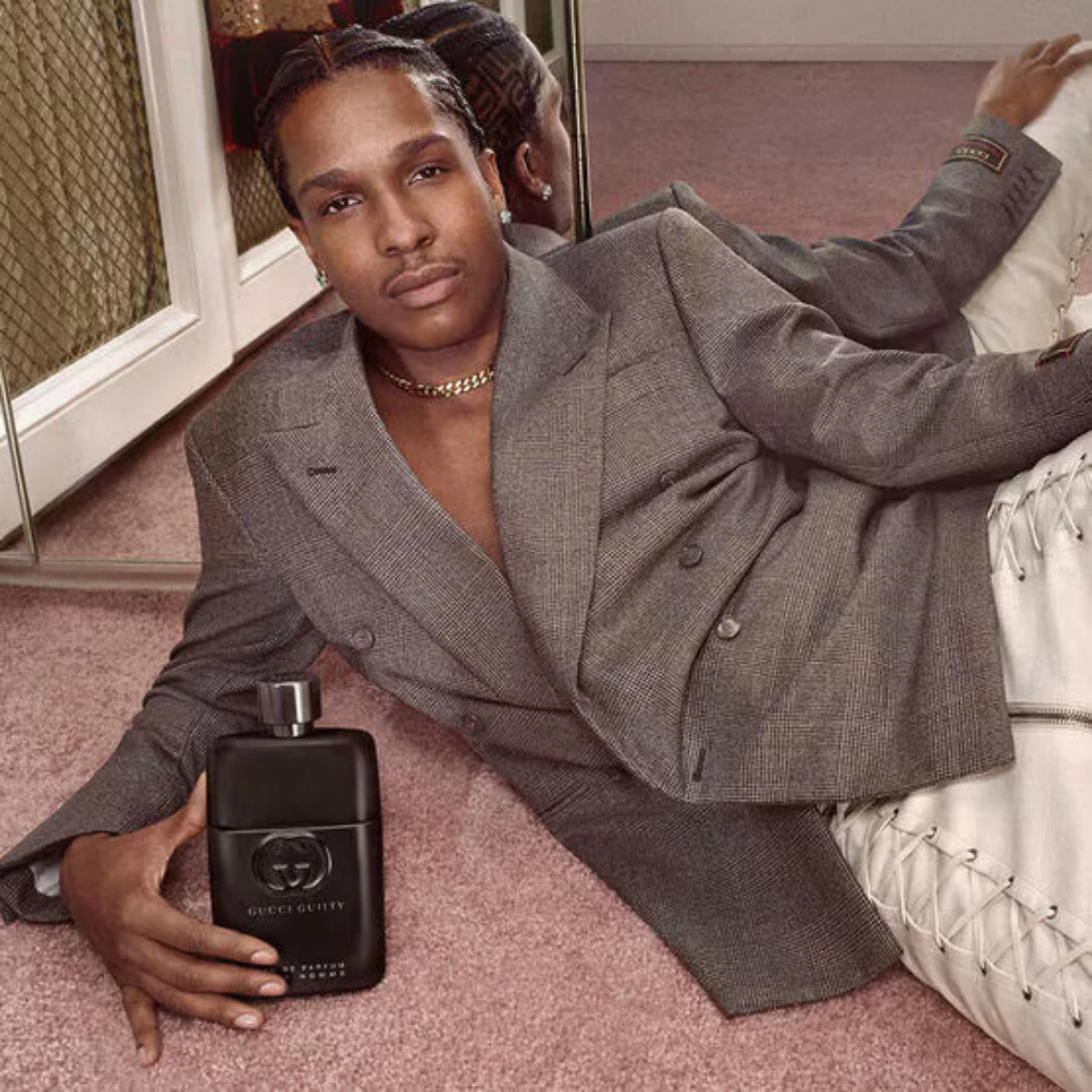 A man with Guilty Pour Homme