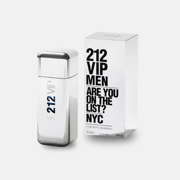 212 VIP Men by Carolina Herrera with its box