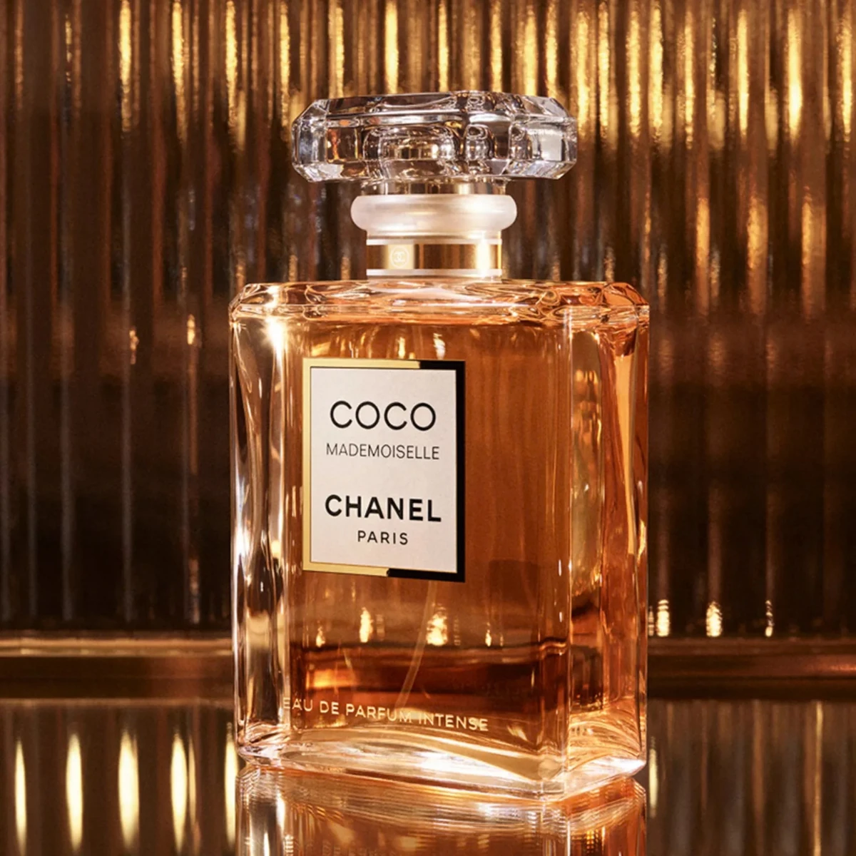 Coco Mademoiselle against gold