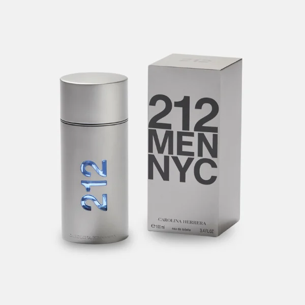 212 Men NYC by Carolina Herrera with its box