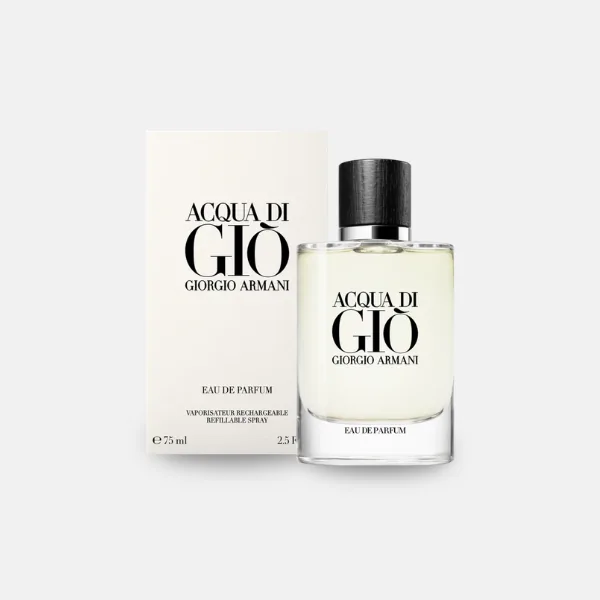 Acqua di Giò by Giorgio Armani with its box