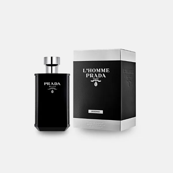 L'Homme Intense by Prada with its box