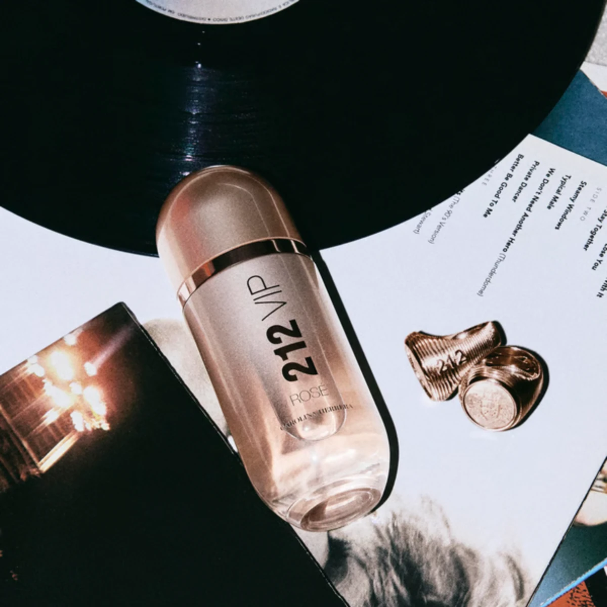 212 VIP Rose beside records