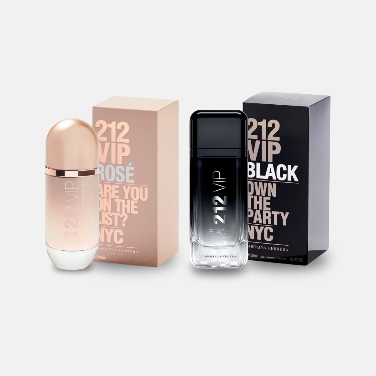 Matching Set - 212 VIP Rose and 212 VIP Black