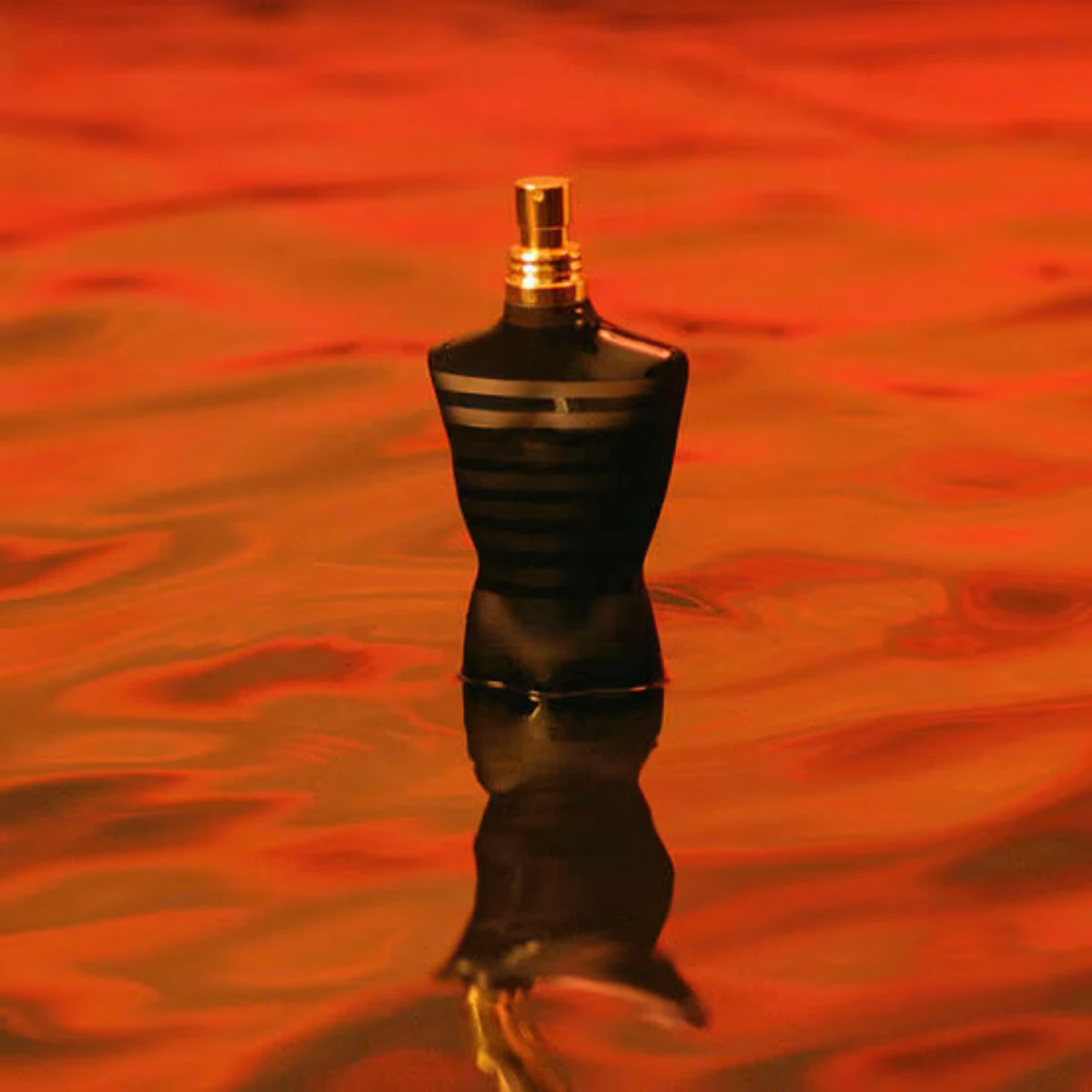 Le Male Le Parfum over water