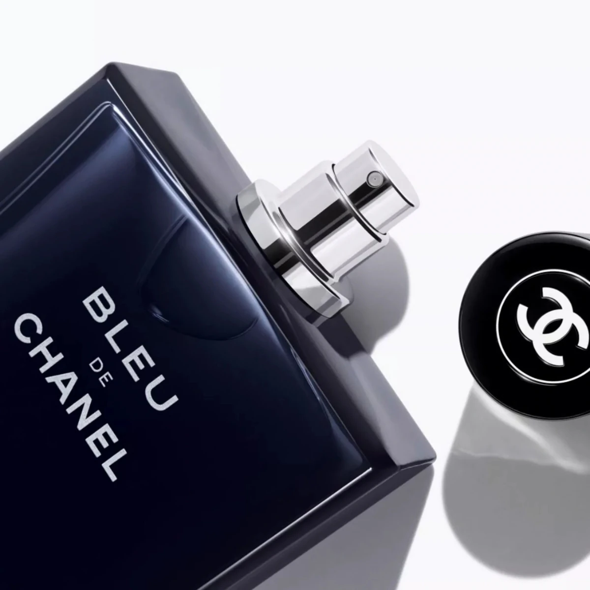 Bleu de Chanel with its cap off